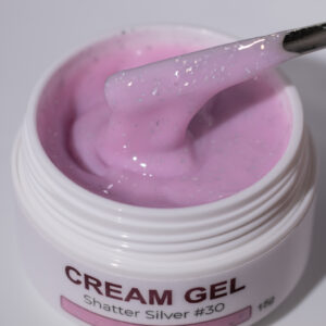 Cream Gel Shatter Silver #30