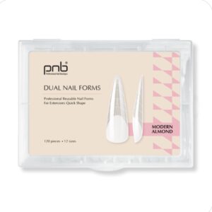 Многоразовые верхние формы для  наращивания Dual Nail Forms PNB, Modern Almond ( 120 шт )
